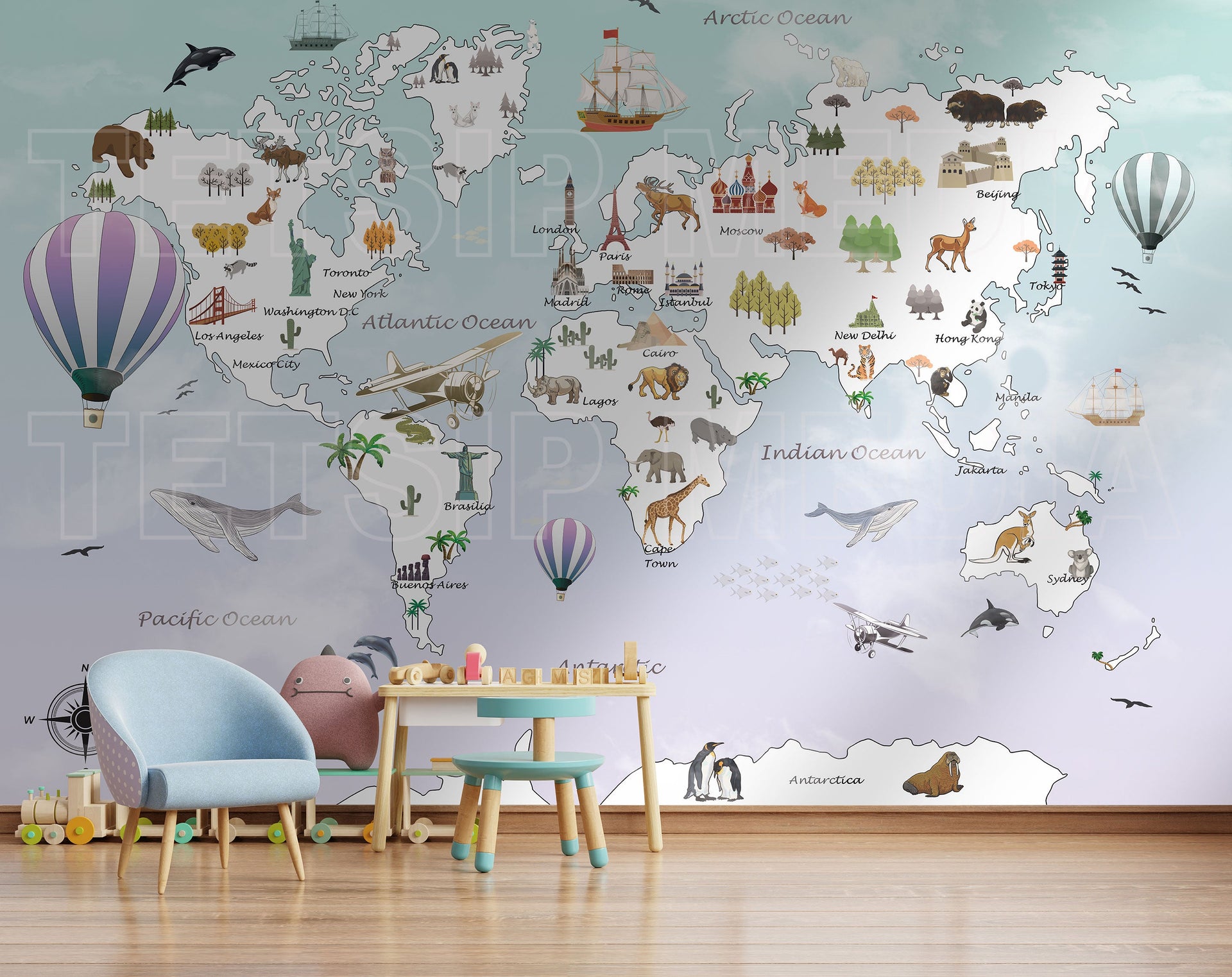 Kids Room Wallpaper in Noida by Tetsip Media