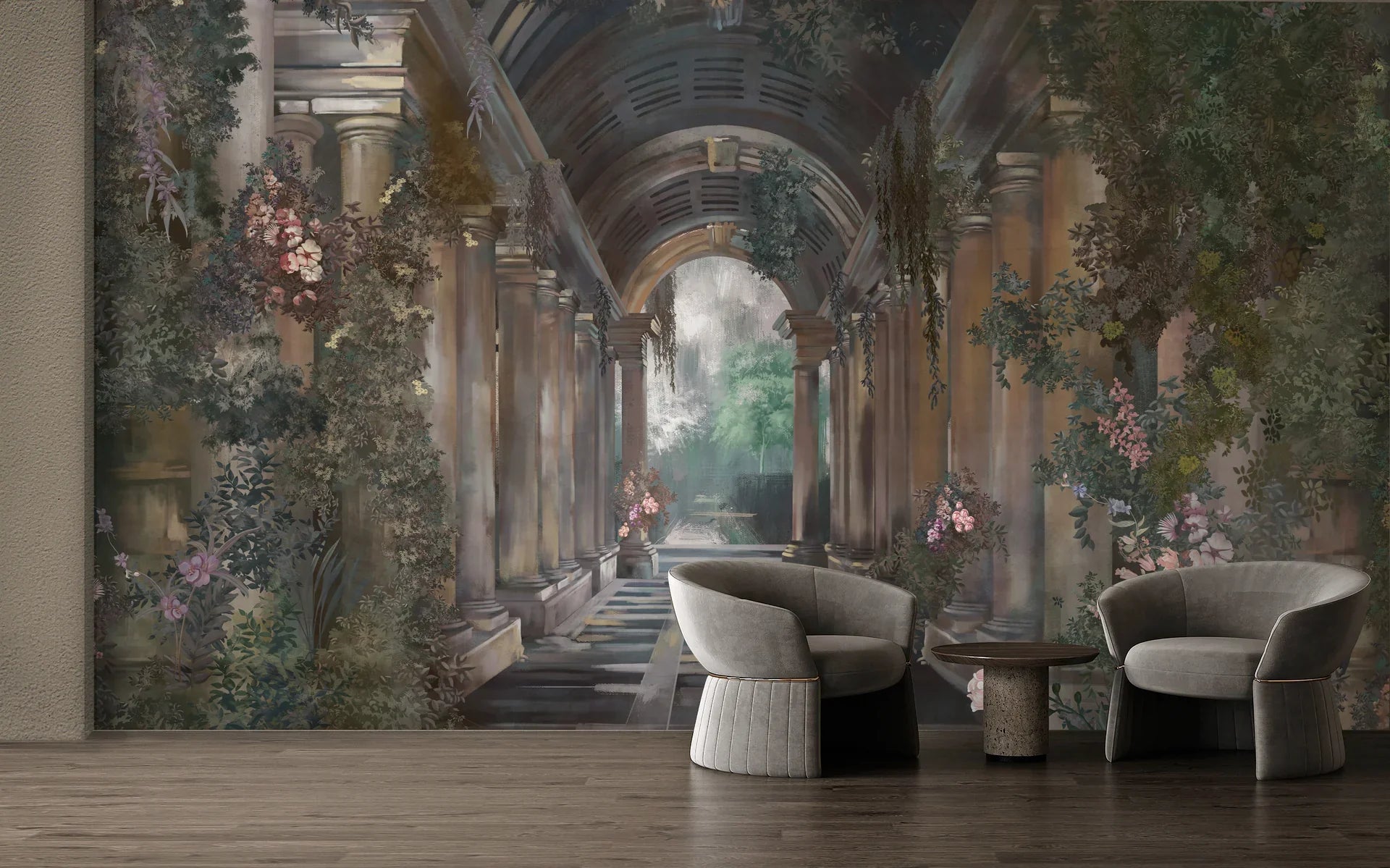 Wallpaper In Friends Colony. Premium customized wallpapers by Tetsip Media.