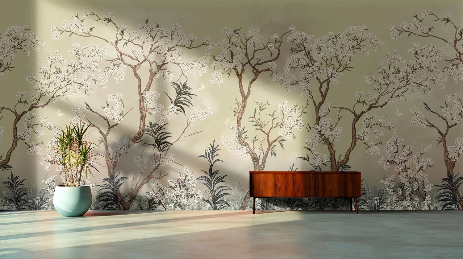 Wallpaper In Sushant Lok & Palam Vihar. Premium customized wallpapers by Tetsip Media.
