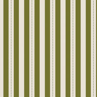 A bright dining area features a soft moss green and white striped wallpaper.
The clean design shows vertical green lines repeating across a textured white base.
In front, a warm wooden table is set with minimalist black chairs.
The sophisticated setup is completed by a contemporary black pendant light hanging above.