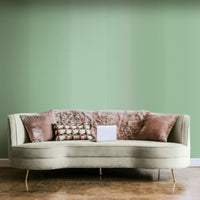 Pastel Green, water colour stripes wallpaper in a living room. Wallpaper for living room. Wallpaper for bedroom.