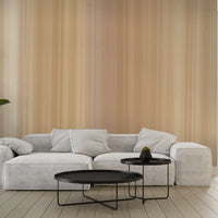 Latte Beige, water colour stripes wallpaper in a living room. Wallpaper for living room. Wallpaper for bedroom.