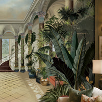 848_DA Palatial Elegance Royal Heritage Mural Wallpaper, Sand Beige Luxury Wall Design