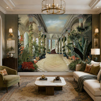 848_DA Palatial Elegance Royal Heritage Mural Wallpaper, Sand Beige Luxury Wall Design