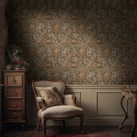 875_DA Country Garden Wallpaper, Cream White