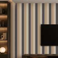 977_DA Stripes Fabric Rolls Wallpaper, Modern Heritage