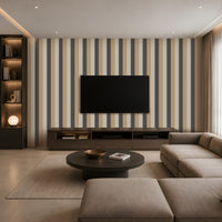 977_DA Stripes Fabric Rolls Wallpaper, Modern Heritage