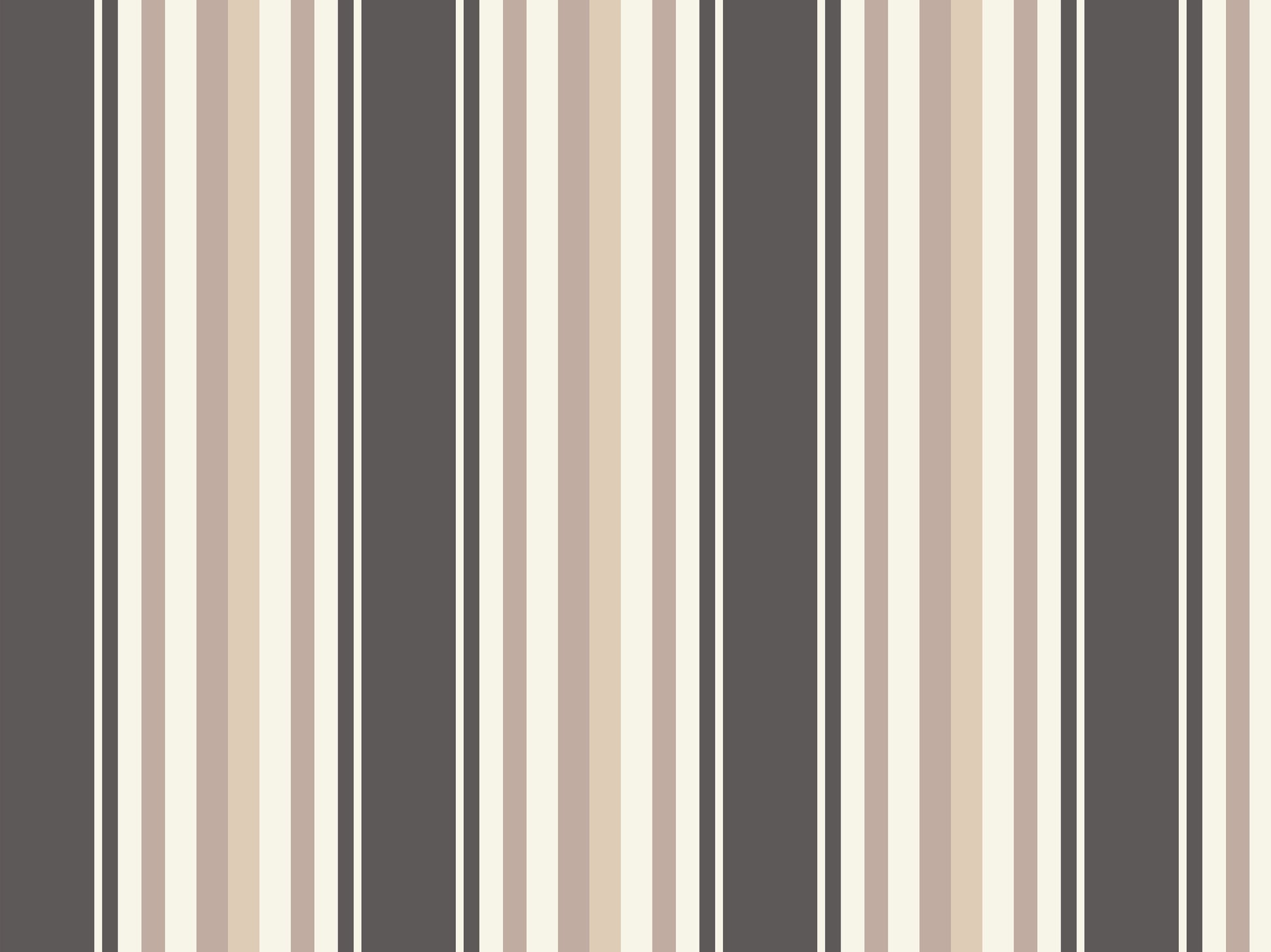 A moody room setup features a bold midnight timber charcoal and black striped wallpaper.
The detailed design shows alternating thick black vertical bands and dark grey patterned stripes.
In front, a rustic dark wood cabinet stands against the wall holding small decorative items.
The sophisticated interior setup is nicely finished with a minimalist black metal chair to the left.