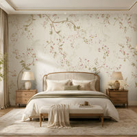 1466_DA_Blossom Veil Mural - Sage Cream