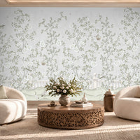 1544_DA Florentine Bloom – Soft Beige Floral Wallpaper
