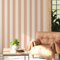 978_DA Stripes Fabric Wallpaper, Coastal Serenity