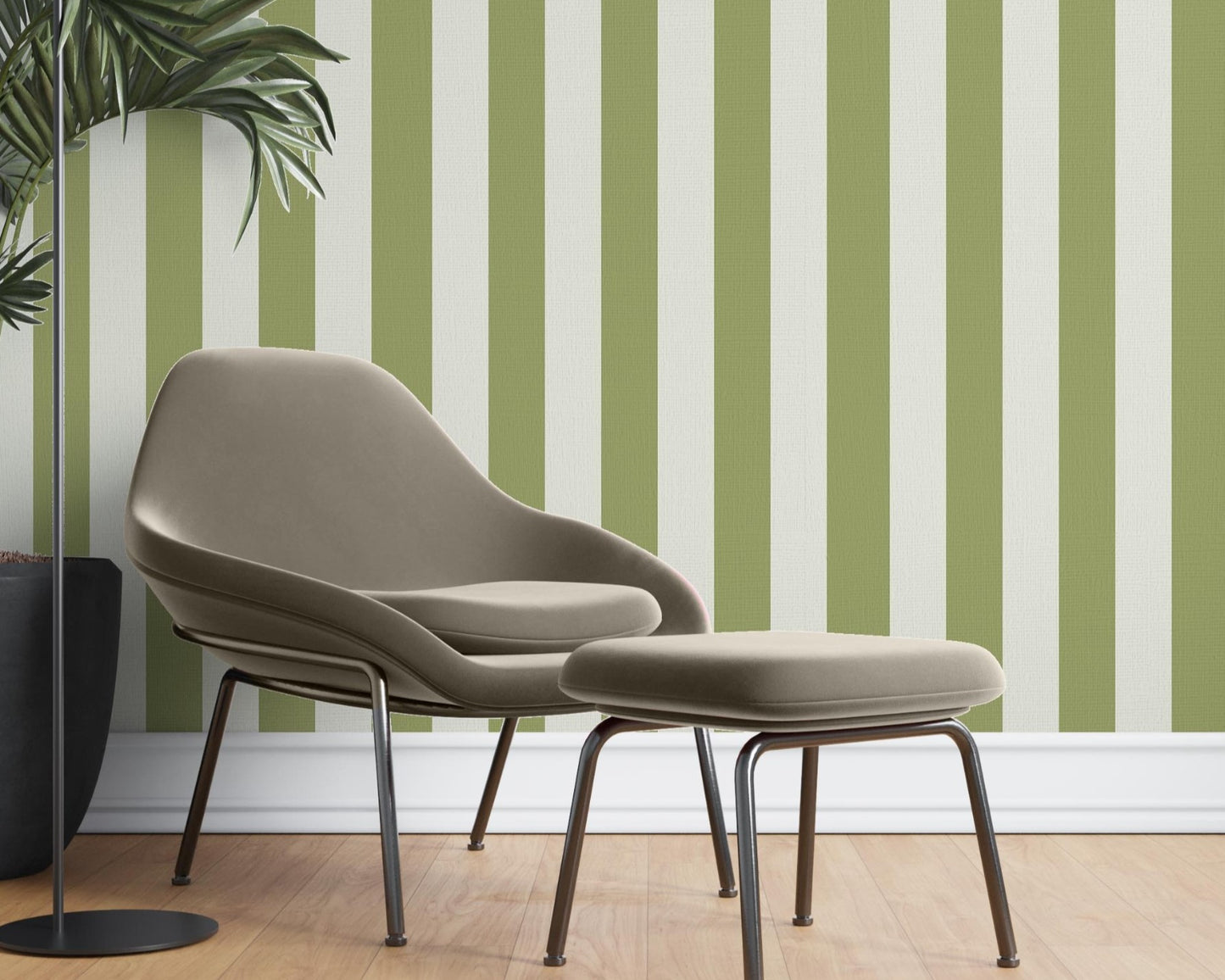 978_DA Stripes Fabric Wallpaper, Coastal Serenity