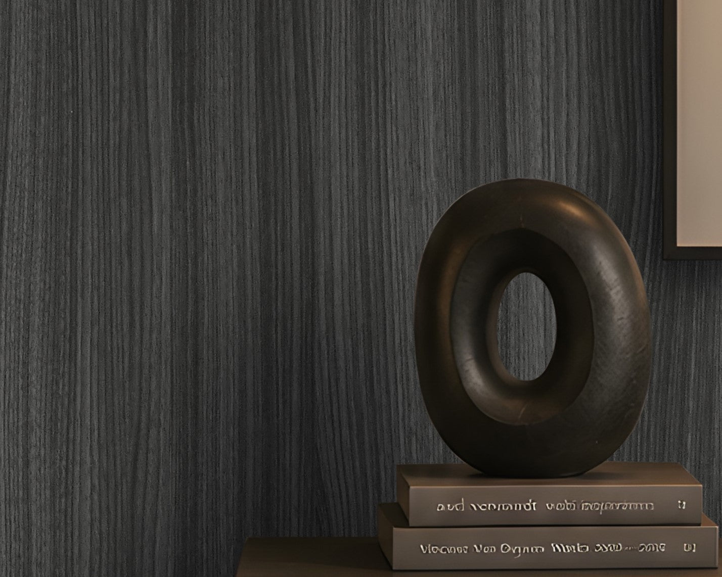 1500_DA_Wood Seamless - Charcoal grey Wallpaper