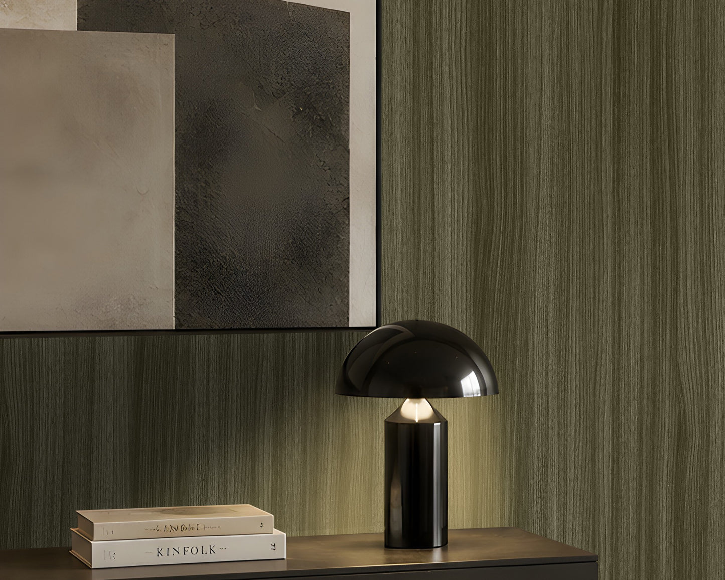 1498_DA_Wood Seamless - Deep olive brown Wallpaper