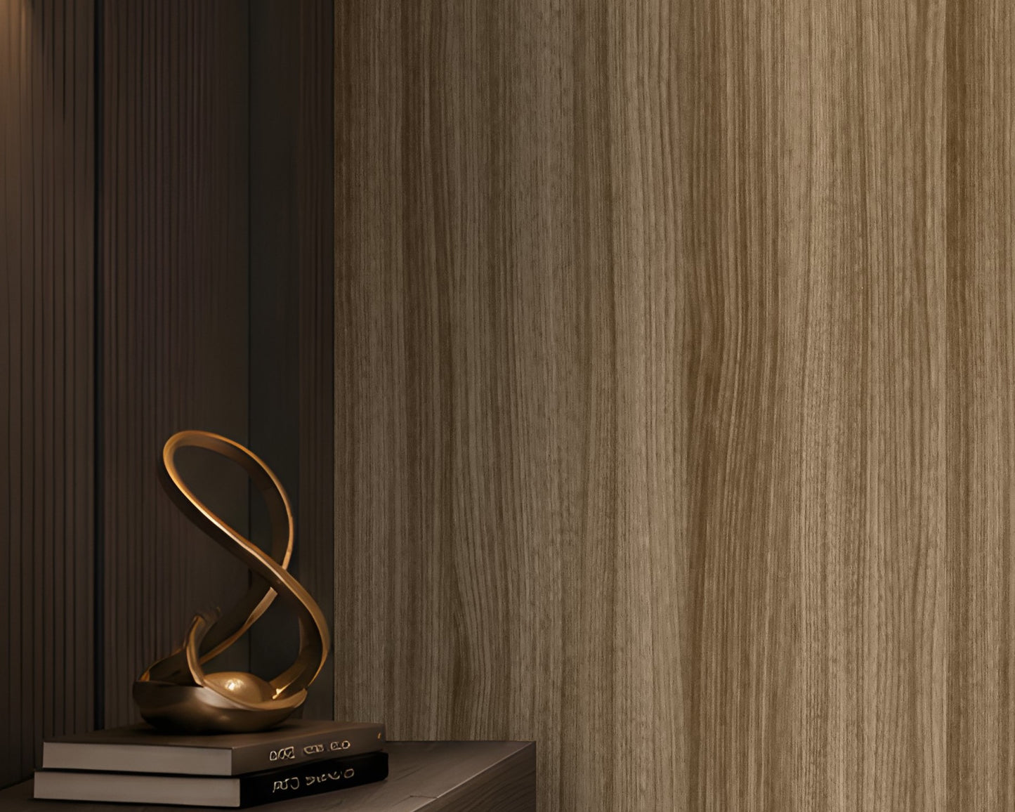 1495_DA_Wood Seamless - Smoked walnut Wallpaper