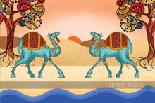Load image into Gallery viewer, 124_DA - Rajasthani Camel  Miniature Art
