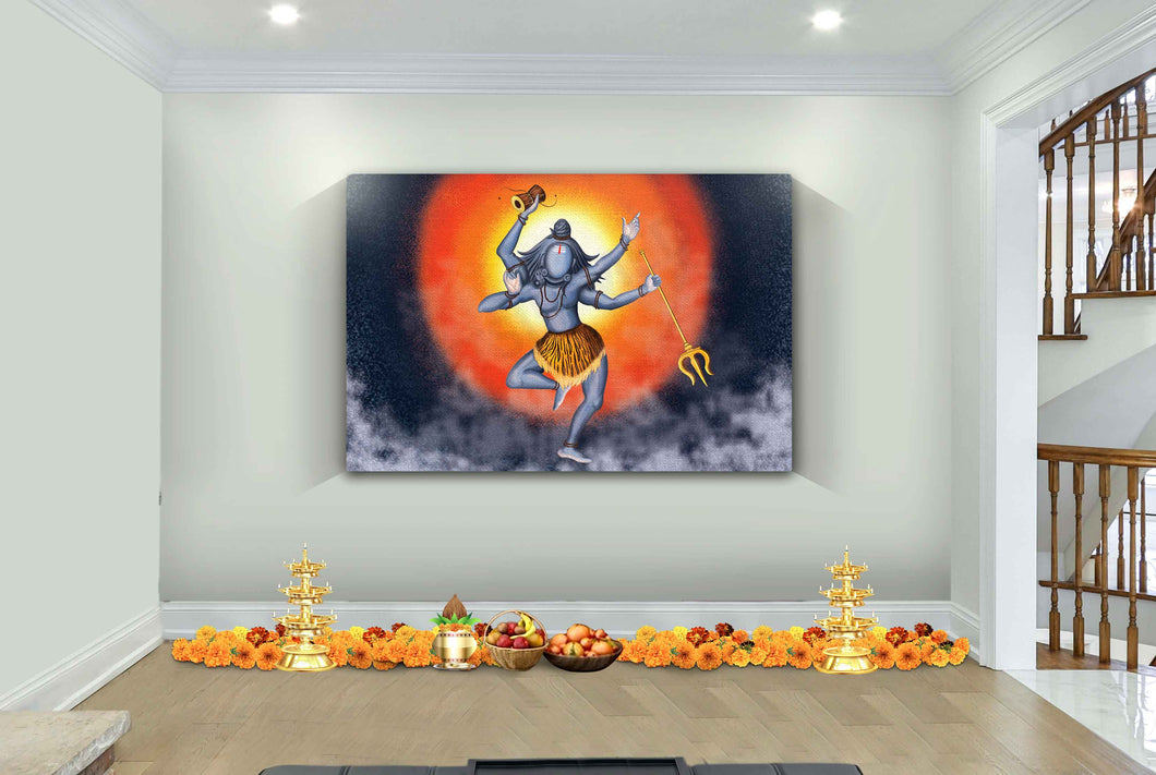 16_DA - Shiva Dance Abstract Art