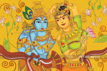 Load image into Gallery viewer, 180_DA - Radha Krushna Kerala Miniature Art
