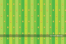 Load image into Gallery viewer, 193_DP - Green Monochromatic Stripes With Leaves
