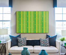 Load image into Gallery viewer, 193_DP - Green Monochromatic Stripes With Leaves
