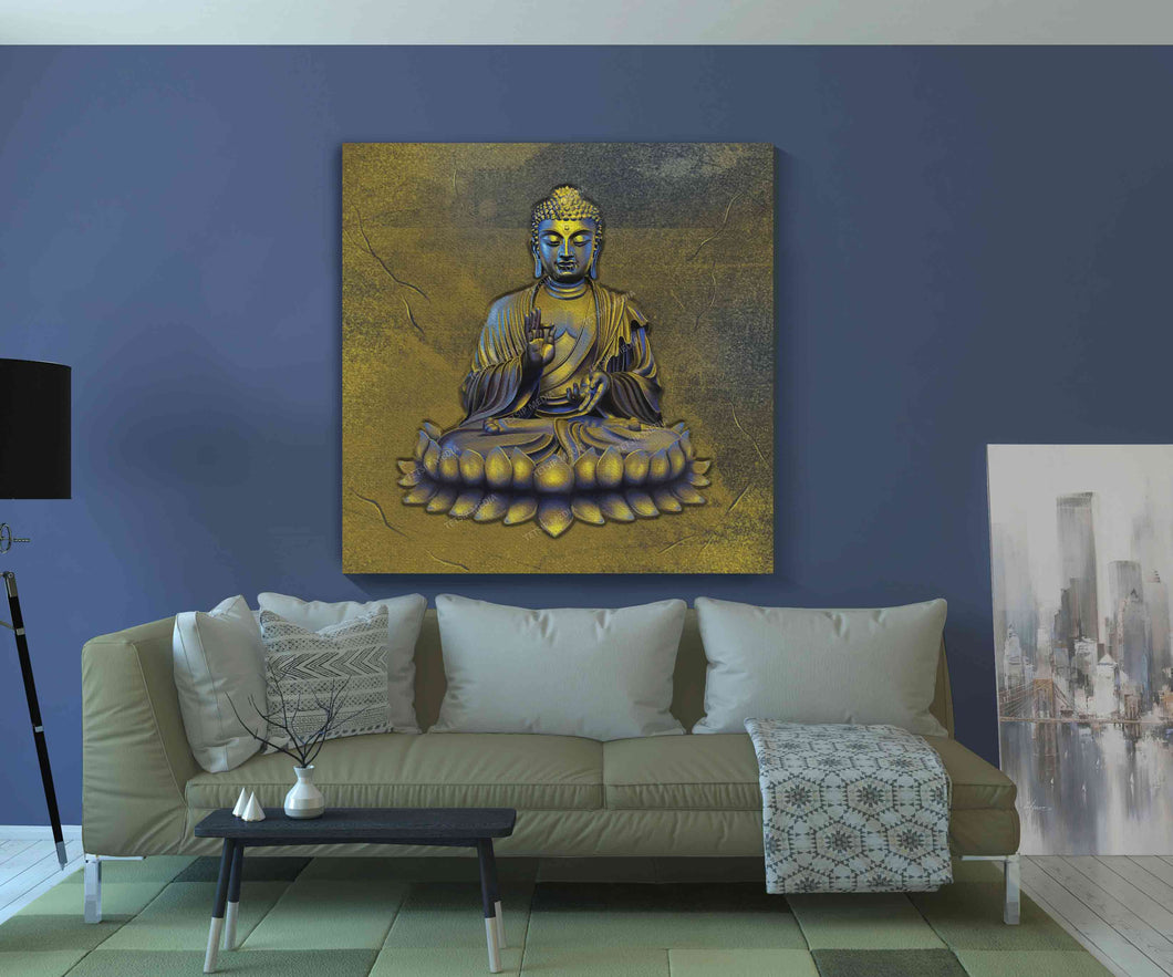 1_DA - 3D Buddha - Buddha in Golden Texture
