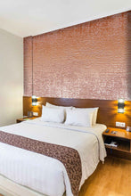Load image into Gallery viewer, 239_DA - Rose Gold Fabric texture Wallpaper

