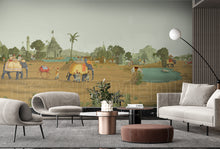 Load image into Gallery viewer, 256_DA - Ancient Indian Village Mural Wallpaper
