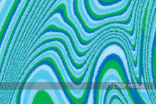 Load image into Gallery viewer, 26_DP - Blue and Green Waves, Abstract Design
