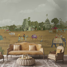 Load image into Gallery viewer, 415_DA - Ancient Indian Village Mural Wallpaper
