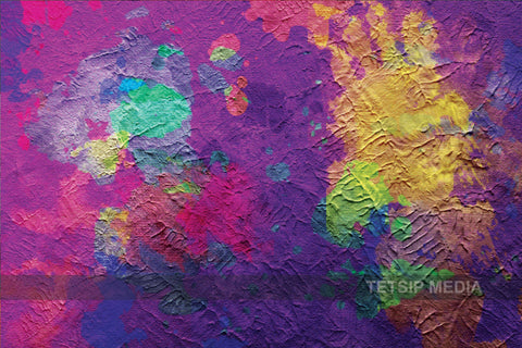 44_DP - Holi Colours, Abstract Art