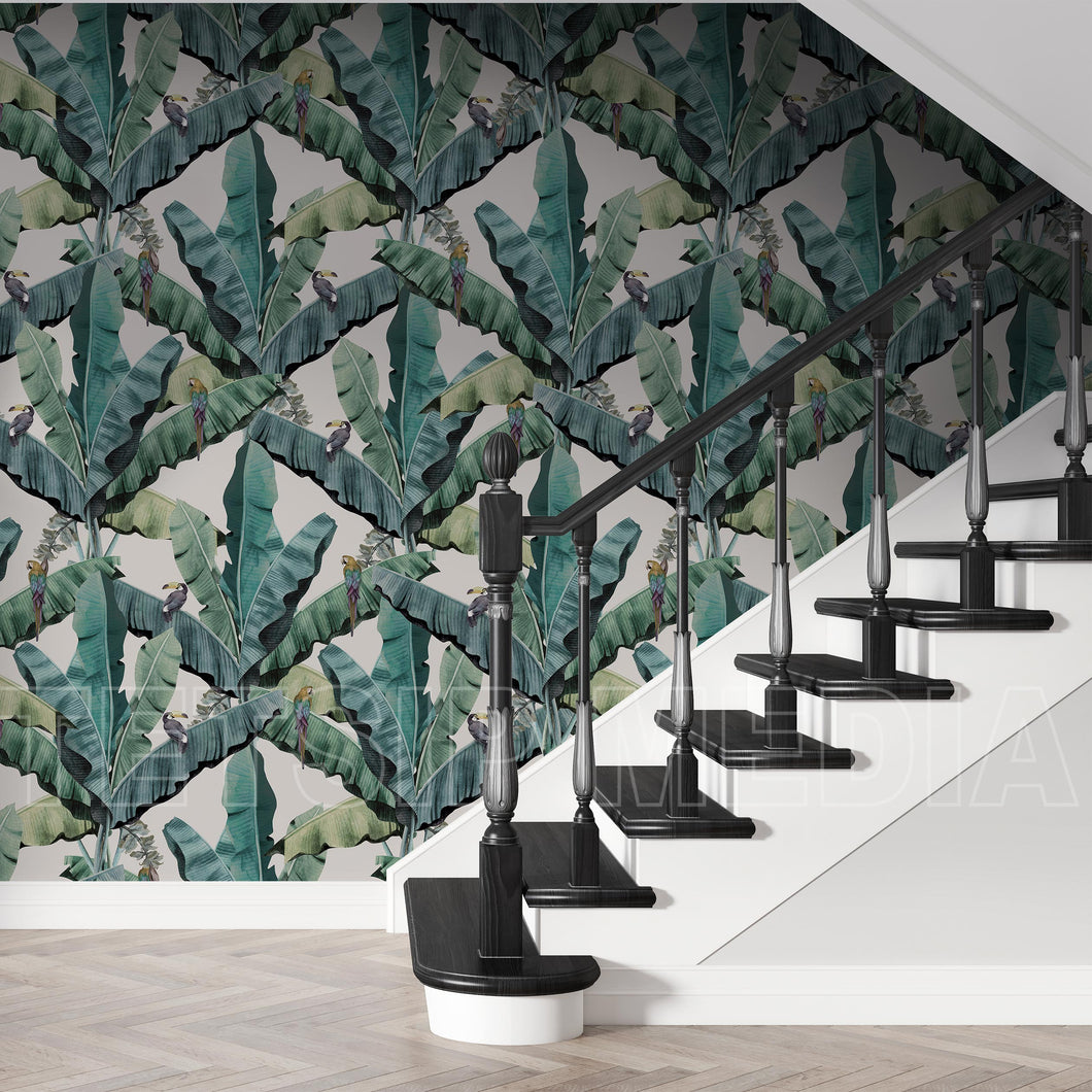 451_DA - Banana Leaves Pattern