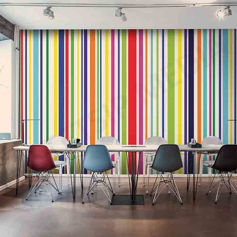 56_DP - Multicolour Bar Code like stripes