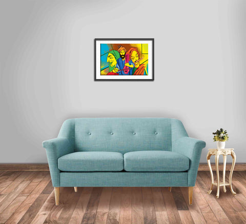 7_DA - Indian Folk Music, Abstract Art