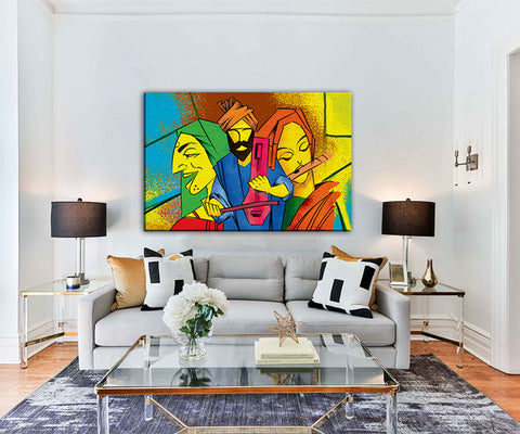 7_DA - Indian Folk Music, Abstract Art