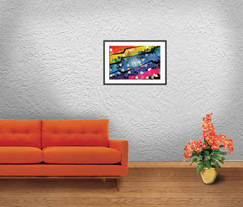 81_DP - Disco style design Abstract Art