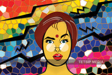 Load image into Gallery viewer, 82_DP - Indian girl Pop Art

