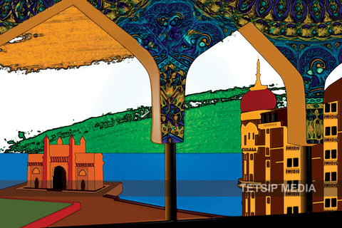 83_DP - Gate Way of India Pop Art