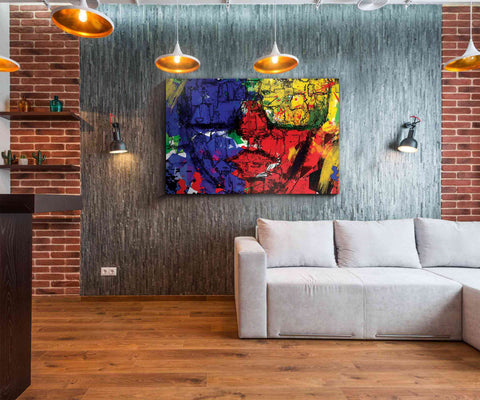 92_DA - Face Distorted Abstract Art